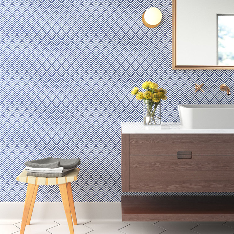 Wrought Studio Phillipe 18' x 20.5" Smooth Peel and Stick Wallpaper